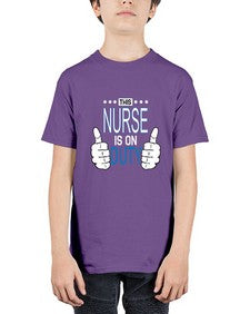 this nurse is on duty1557# - nurse - Youth Tee Unisex
