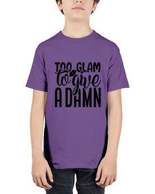 too glam to give a damn b 1181# - sassy - Youth Tee Unisex