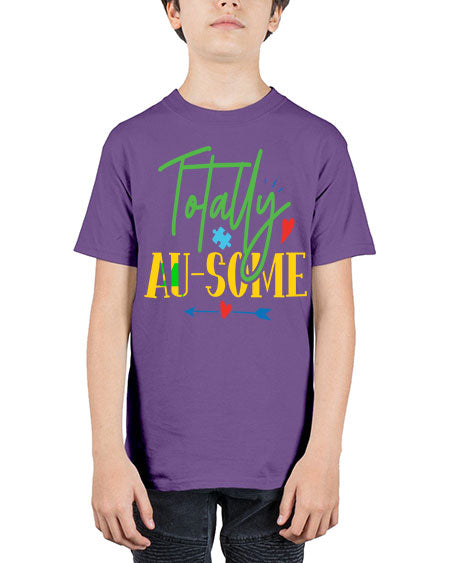 totally ausome Style 1# - autism - Youth Tee Unisex