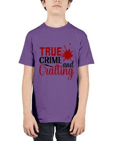 true crime and cralting 1188# - true crime - Youth Tee Unisex