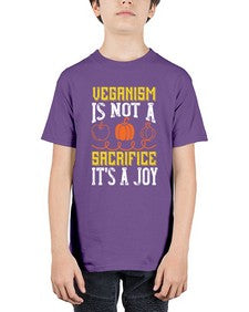 veganism is not a sacrificeits a joy 454# - vegan - Youth Tee Unisex