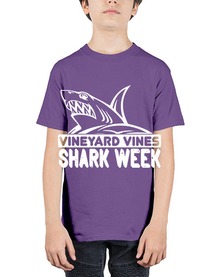 vineyard vines Shark Week Style 8# - shark-fish - Youth Tee Unisex