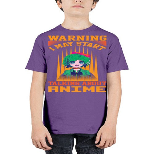 warning i may start talking about anime286# - anime - Youth Tee Unisex