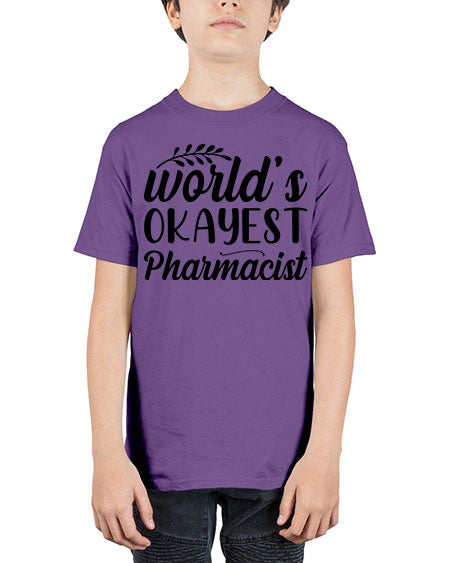 worlds okayest pharmacist 1663# - pharmacist - Youth Tee Unisex