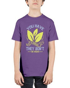 you have a choicethey dont be vegan 1809# - vegan - Youth Tee Unisex