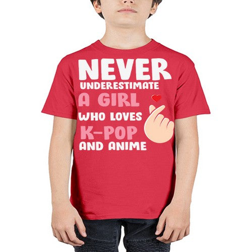 A Girl Who Loves Kpop and Anime 188# - anime - Youth Tee Unisex