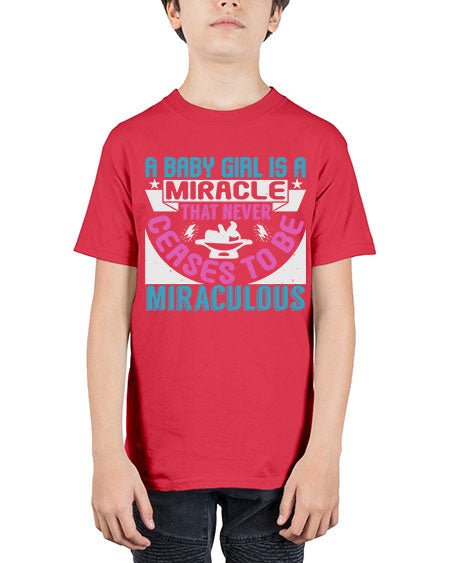 A baby girl is a miracle Style 2# - baby - Youth Tee Unisex
