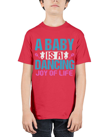 A baby is a dancing joy of life Style 3# - baby - Youth Tee Unisex