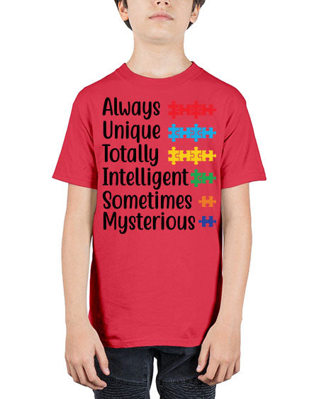 Always Unique Style 42# - autism - Youth Tee Unisex