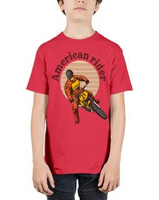 American rider 6# - motorcycle - Youth Tee Unisex