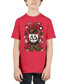 Army Skull Head 240# - skull and bones - Youth Tee Unisex