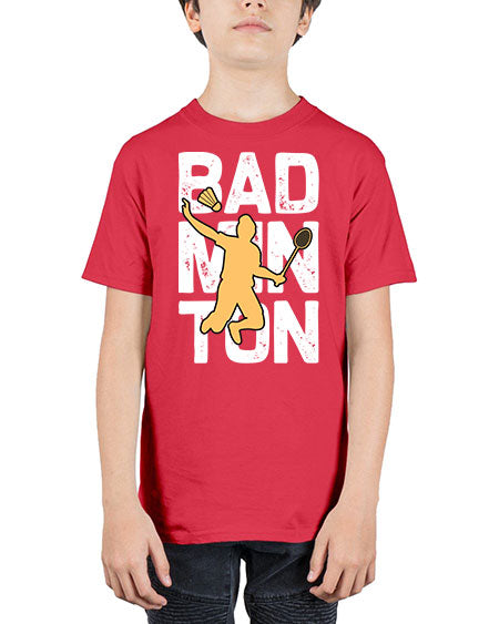 Bad 1452# - badminton - Youth Tee Unisex