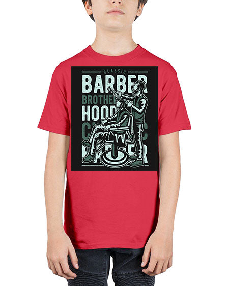 Barber Brotherhood587# - barber - Youth Tee Unisex