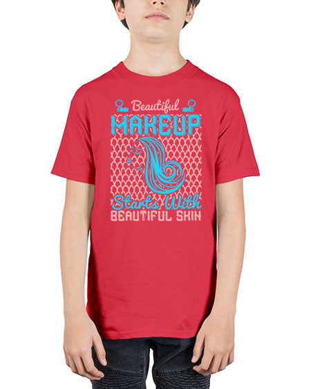 Beautiful makeup starts with beautiful skin Style 172# - beauty - fashion - Youth Tee Unisex