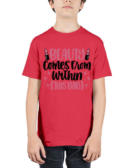 Beauty Comes From Within This Bag Style 138# - beauty - fashion - Youth Tee Unisex