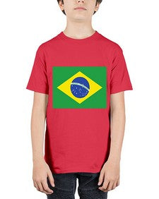 Brazil 488# - world flags - Youth Tee Unisex