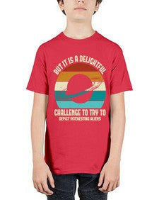 But it is a delightful challenge to try 37# - ufo - Youth Tee Unisex