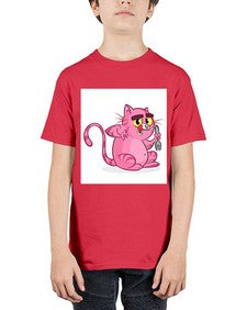 Cat 71# - cartoon animals - Youth Tee Unisex