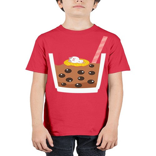 Cat Boba Tea Anime Kawaii Anime 224# - anime - Youth Tee Unisex
