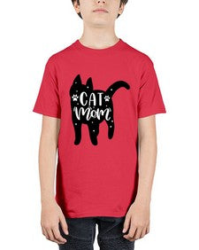 Cat Mom Style 86# - cats - Youth Tee Unisex