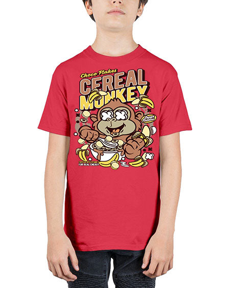 Cereal Monkey - monkey - Youth Tee Unisex