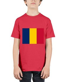 Chad 552# - world flags - Youth Tee Unisex