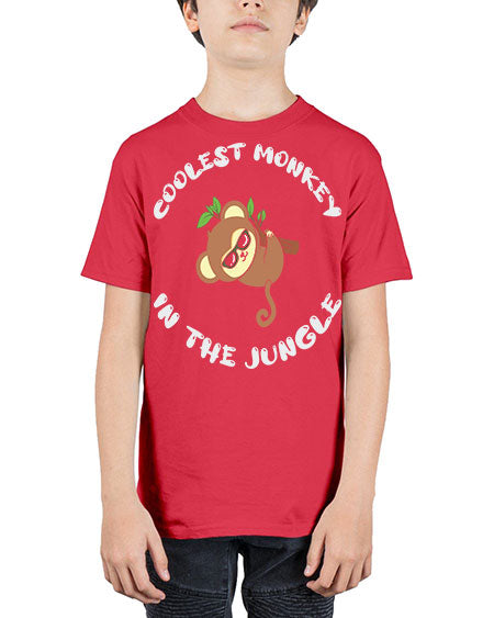 Collest Monkey in the Jungle 3# - monkey - Youth Tee Unisex