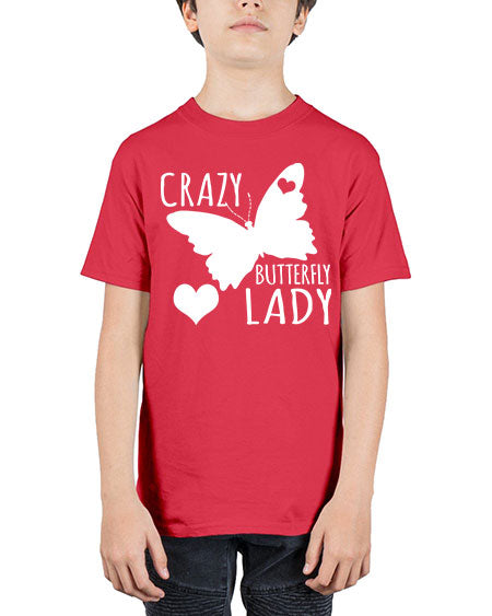 Crayz butterfly lady - butterfly - Youth Tee Unisex