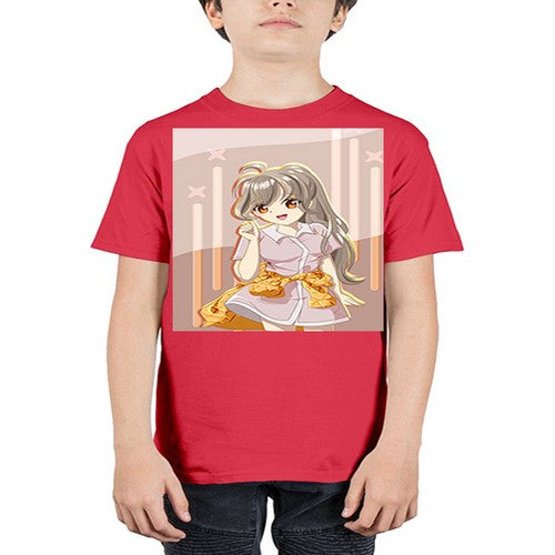 Cute and happy girl with picnic outfit 10# - anime - Youth Tee Unisex