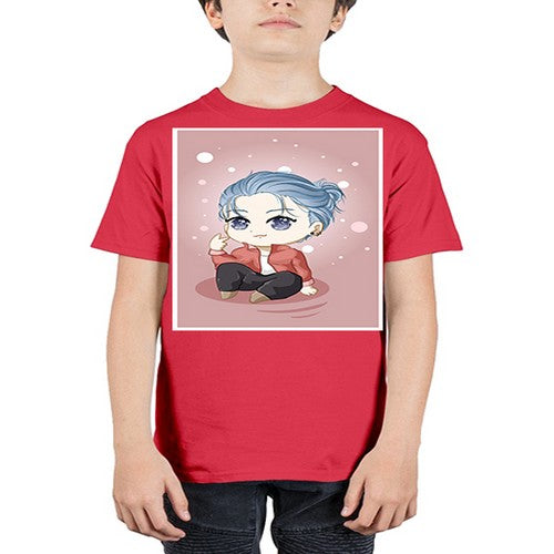 Cute little boy silver hair 78# - anime - Youth Tee Unisex