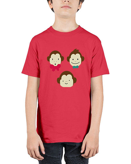 Cute_little_monkeys_5425 - monkey - Youth Tee Unisex