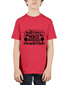 Difference Maker Teacher Life Style 711# - teacher - Youth Tee Unisex
