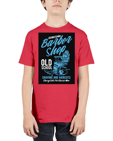 Downtown Barbershop CS729# - barber - Youth Tee Unisex