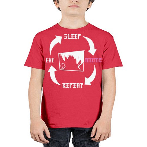 Eat Sleep Anime Repeat Anime Anime 226# - anime - Youth Tee Unisex