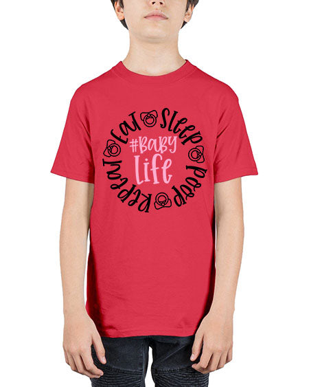 Eat Sleep Poop Repeat BabyLife Style 306# - baby - Youth Tee Unisex