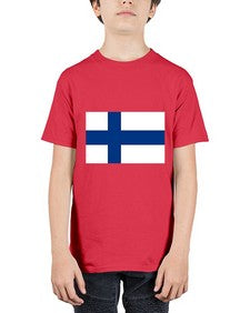 Finland 722# - world flags - Youth Tee Unisex