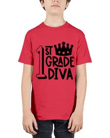 First Grade Diva 127# - first grade - Youth Tee Unisex