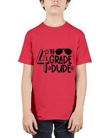 Fourth Grade Dude 179# - fourth grade - Youth Tee Unisex