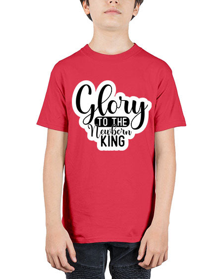Glory To The Newborn King 320# - baby - Youth Tee Unisex