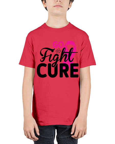 Go Fight Cure 23# - breast cancer - Youth Tee Unisex