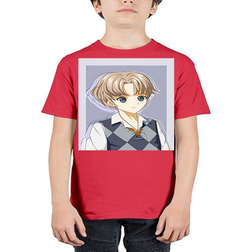 Handsome and cool boy with uniform 34# - anime - Youth Tee Unisex