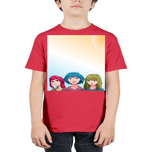 Happy three friend 20# - anime - Youth Tee Unisex
