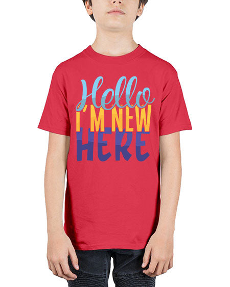 Hello Im New Here Style 87# - baby - Youth Tee Unisex
