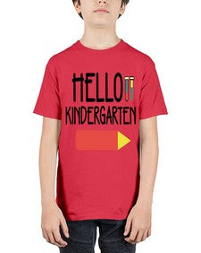 Hello Kindergarten 299# - kindergarten - Youth Tee Unisex