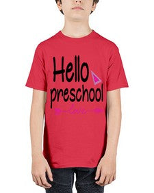 Hello preschool 317# - prek headstart - Youth Tee Unisex