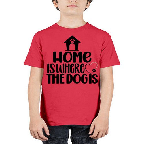 Home Is Where The Dogis Style 20# - dogs - Youth Tee Unisex