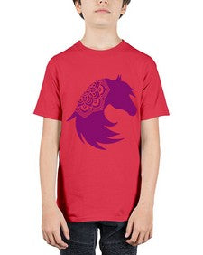 HorseFaceMandala 535# - mandala - Youth Tee Unisex
