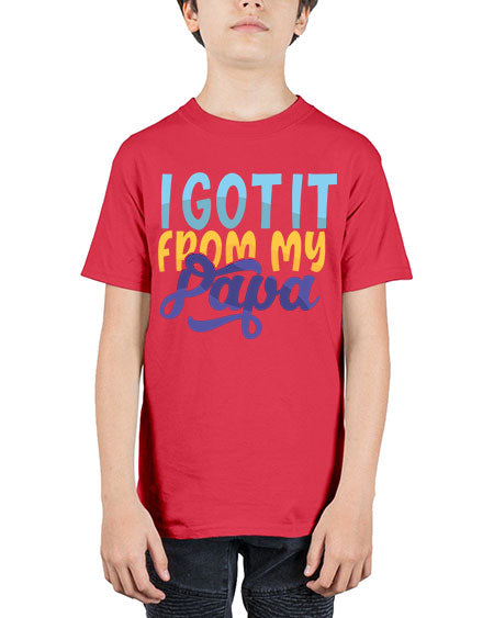 I Got It From My Papa Style 98# - baby - Youth Tee Unisex