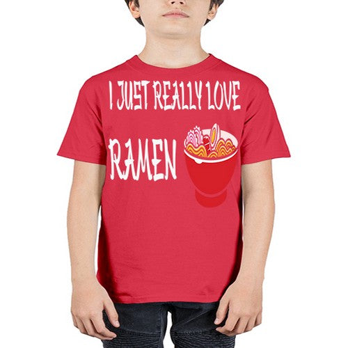 I Just Love Ramen Japanese Anime 238# - anime - Youth Tee Unisex