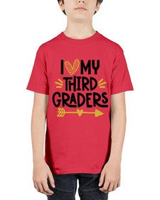 I Love My Third 368# - third grade - Youth Tee Unisex